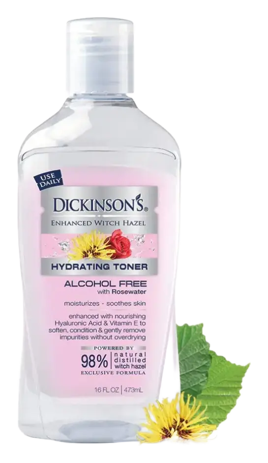 Dickinson's Enhanced Witch Hazel Hydrating Toner with Rosewater