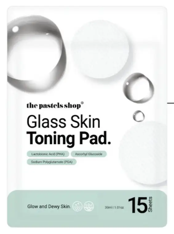 The Pastels Shop Glass Skin Toning Pad