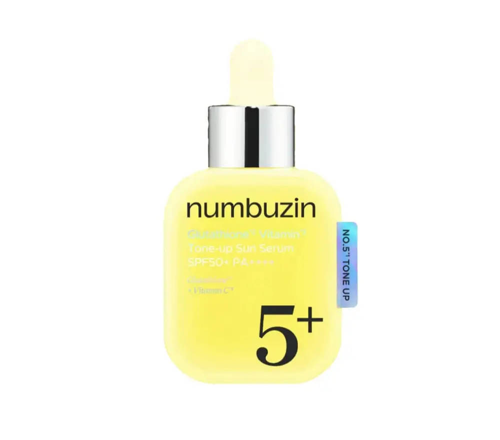 Numbuzin No.5 Glutathione Vitamin Tone-Up Sun Serum SPF50+ PA++++