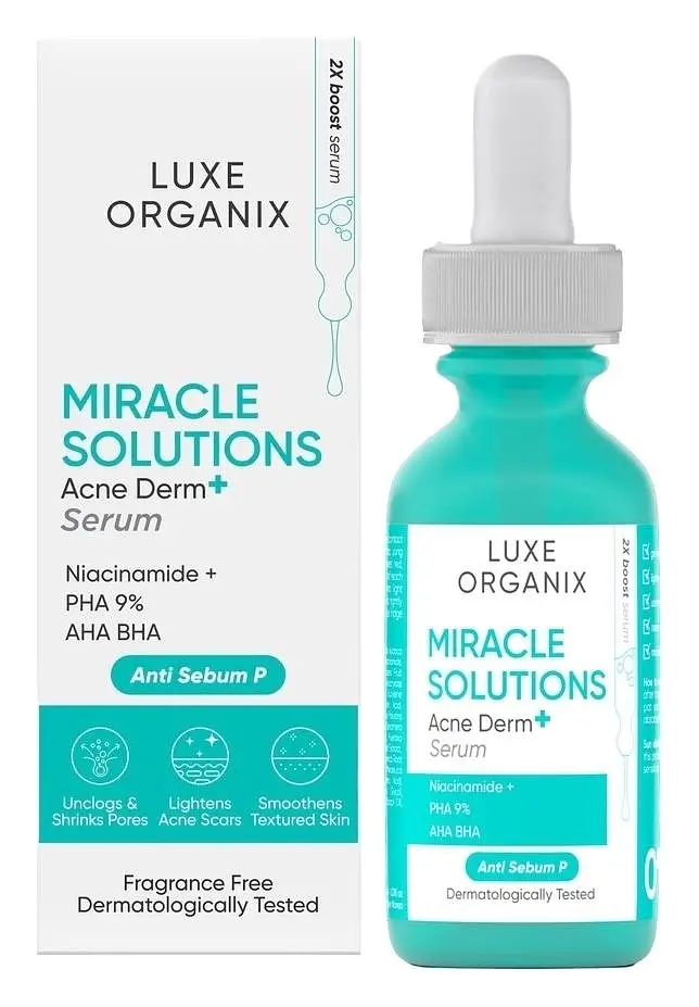 Luxe Organix Miracle Solutions Acne Derm+ Serum