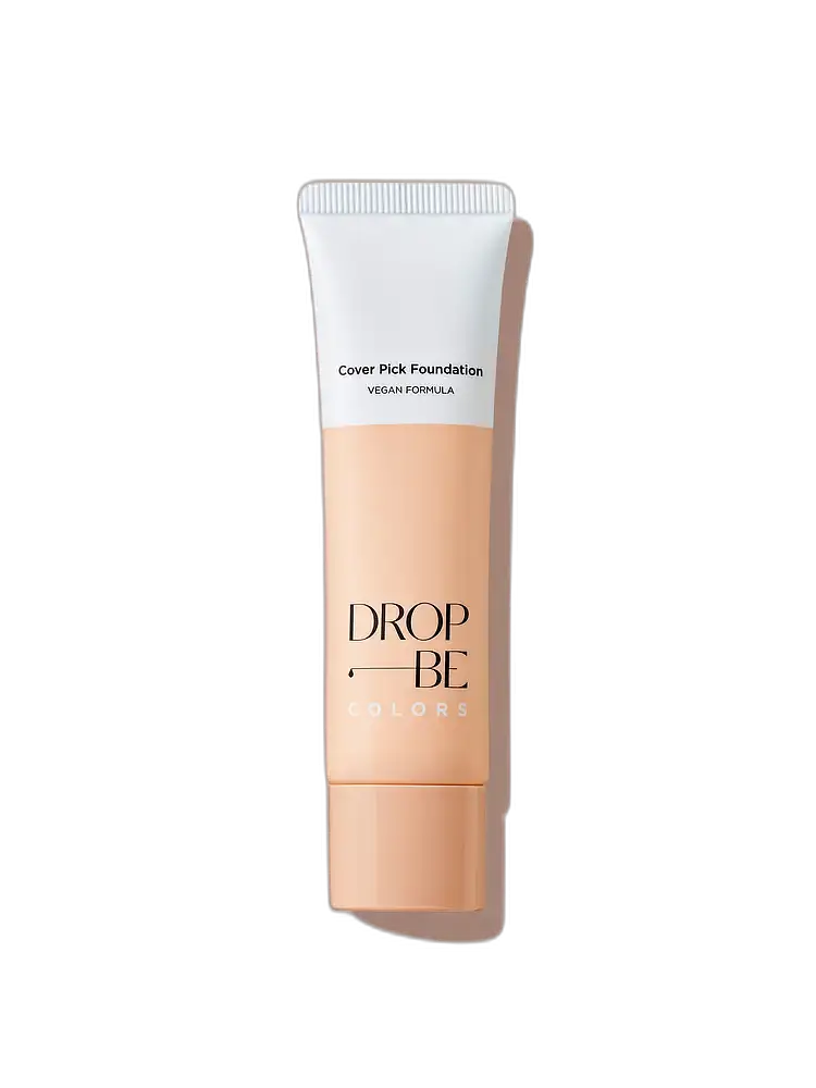 Drop BE Colors Cover Pick Foundation 01 Clear Beige