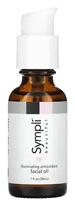 Sympli Beautiful Illuminating Antioxidant Facial Oil with Argan, Marula, Rosehip & Orange Oi