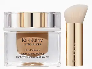 Estée Lauder Re-Nutriv Ultra Radiance Serum Creme Makeup 4N1 Shell Beige