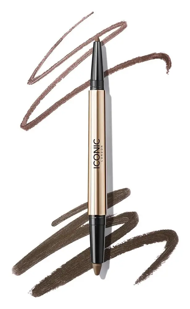 Iconic London Smokey Eye Duo Kajal Eyeliner Chocolate Brown