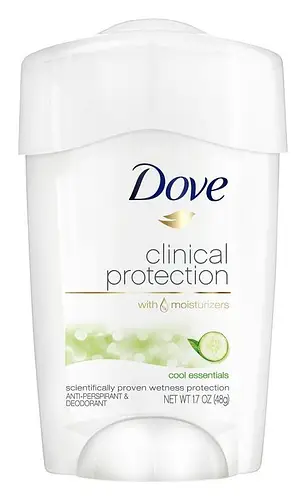 Dove Clinical Protection Antiperspirant Deodorant Stick Cool Essentials