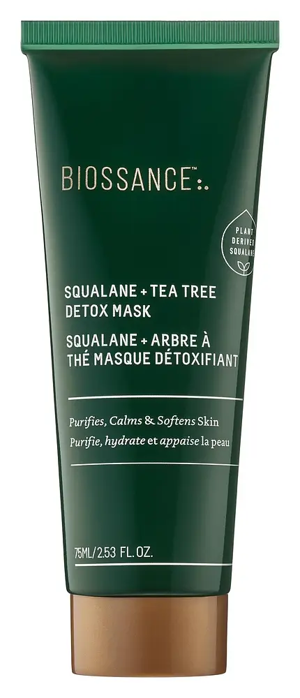 Biossance Squalane + Tea Tree Detox Mask