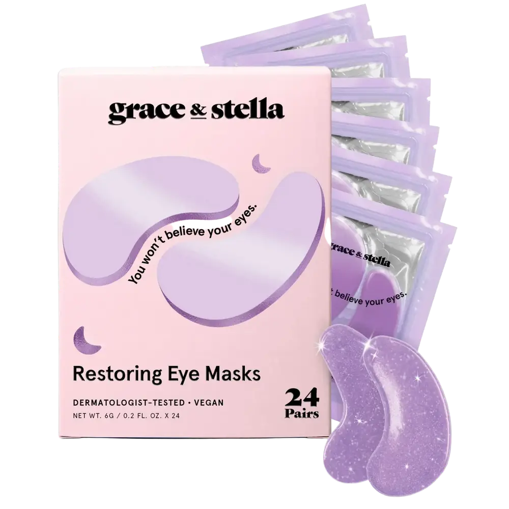 Grace & Stella Restoring Purple Eye Masks