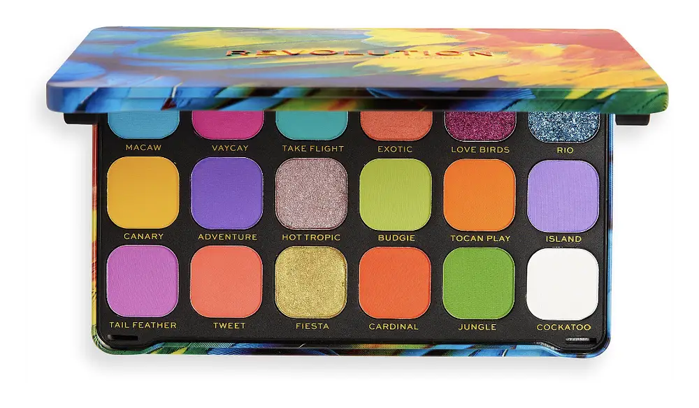 Revolution Beauty Forever Flawless Eyeshadow Palette Bird of Paradise