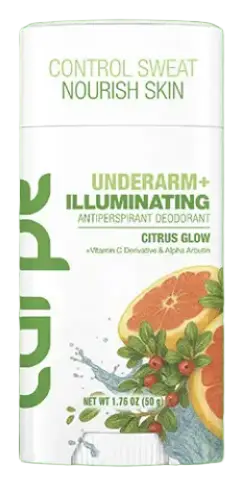 Carpe Underarm+ Antiperspirant Deodorant Illuminating Citrus Glow