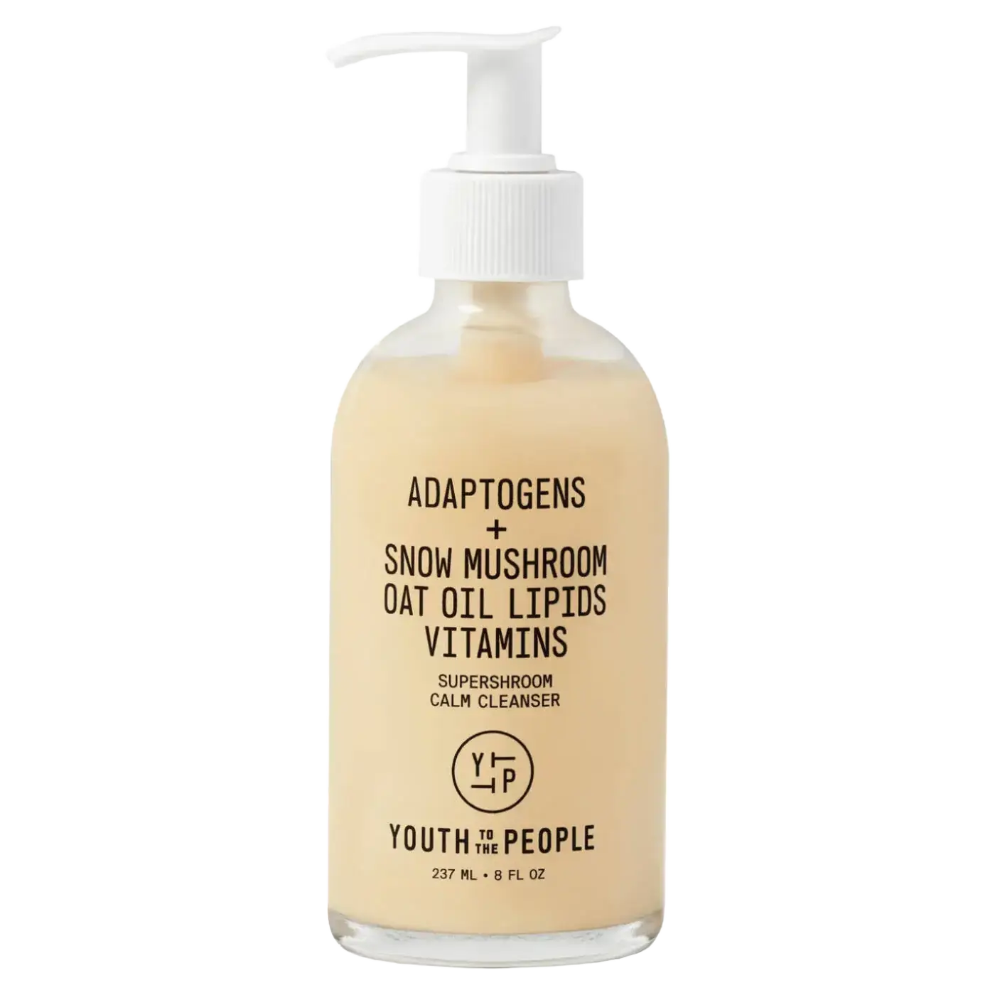 Youth To The People Adaptogens+ Snow Mushroom + Oat Oil Lipids + Vitamins Supershroom Calm Cleanser
