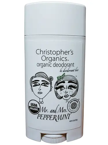 Christopher's Organics Mr. And Mrs. Peppermint Organic Deodorant