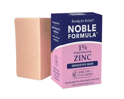 Noble Formula Emu & Calamine 1% Pyrithione Zinc (ZnP) Bar Soap