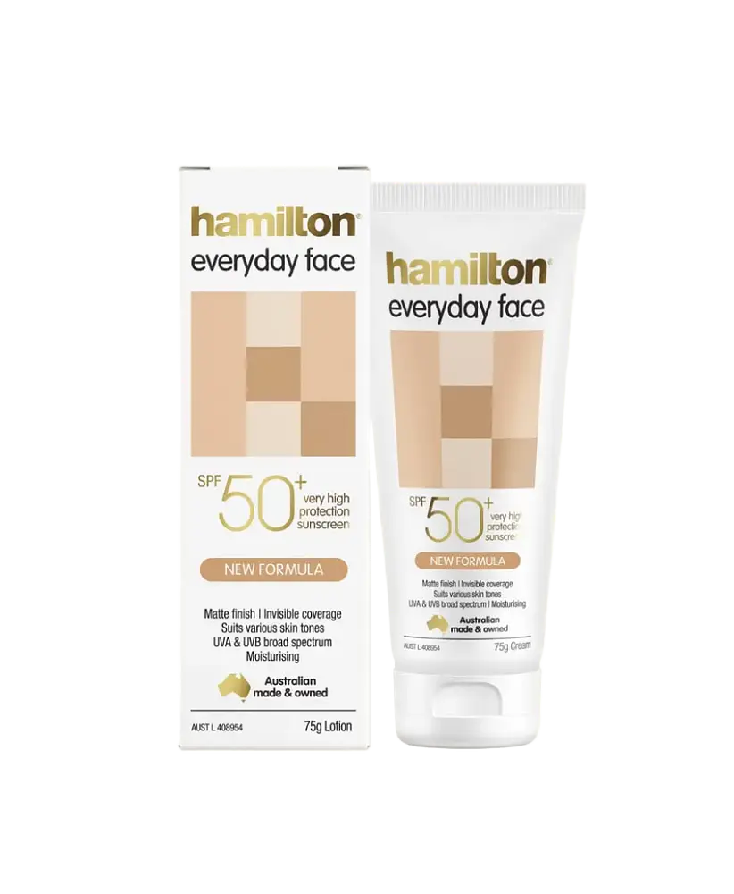 Hamilton Everyday Face Matte Invisible Sunscreen SPF 50+