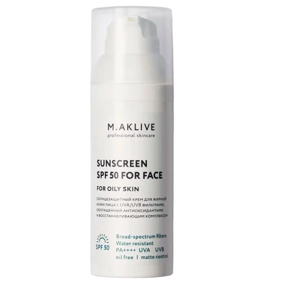 M.Aklive Sunscreen SPF 50 For Face