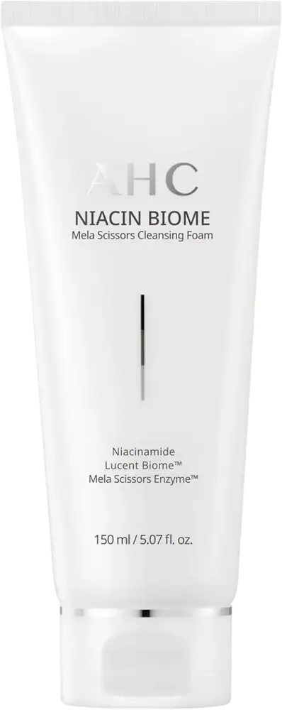 AHC Beauty Niacin Biome Mela Scissors Cleansing Foam