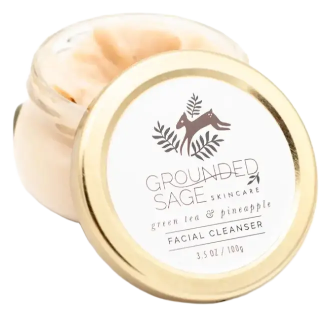 Grounded Sage Green Tea & Pineapple Facial Cleanser