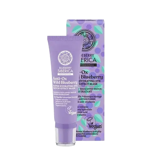 Natura Siberica Anti-Ox Wild Blueberry Super Hydrating Eye Patch-Effect Mask