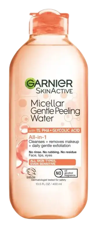 Garnier Micellar Gentle Peeling Water With 1% PHA & Glycolic Acid US