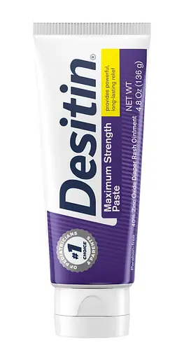 Desitin Maximum Strength Baby Diaper Rash Cream, Zinc Oxide