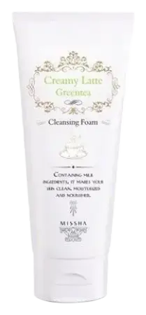 Missha Creamy Latte Green Tea Cleansing Foam