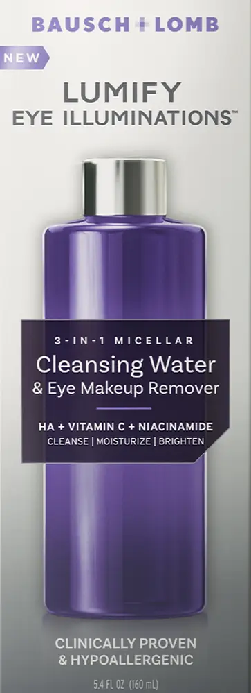 Bausch + Lomb Lundy + MICELLAR CLEANSING WATER & EYE MAKEUP REMOVER