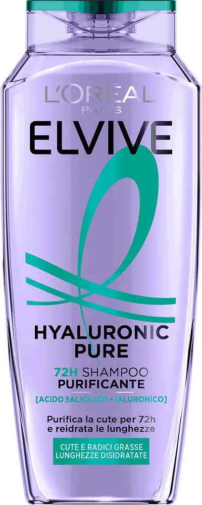 L'Oreal Elvive Hydra Hyaluronic Pure Shampoo Italy