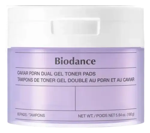Biodance Caviar PDRN Dual Gel Toner Pads