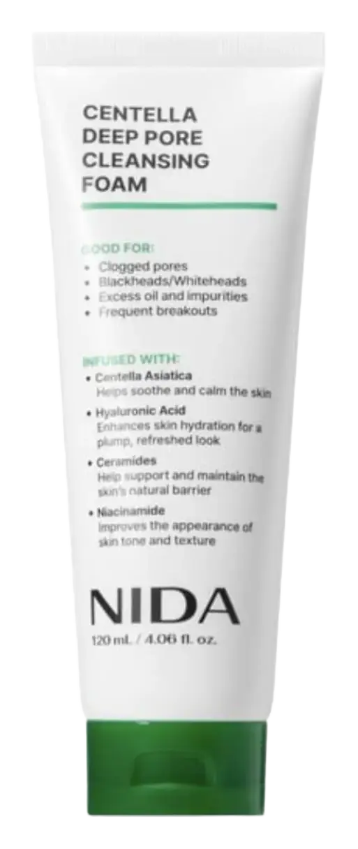 Nida Centella Deep Pore Cleansing Foam