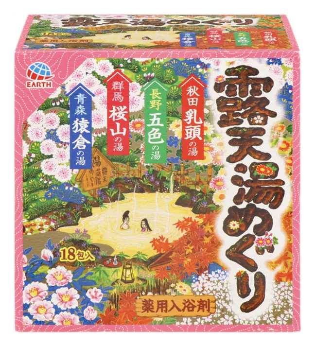 Earth Rotenyu Meguri Bath Powder