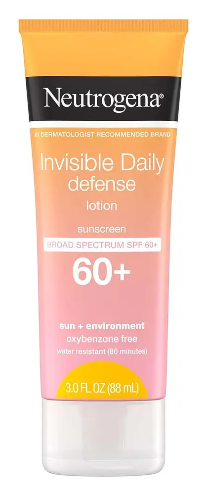Neutrogena Invisible Daily Defense Sunscreen Lotion SPF 60+ With Fragrance