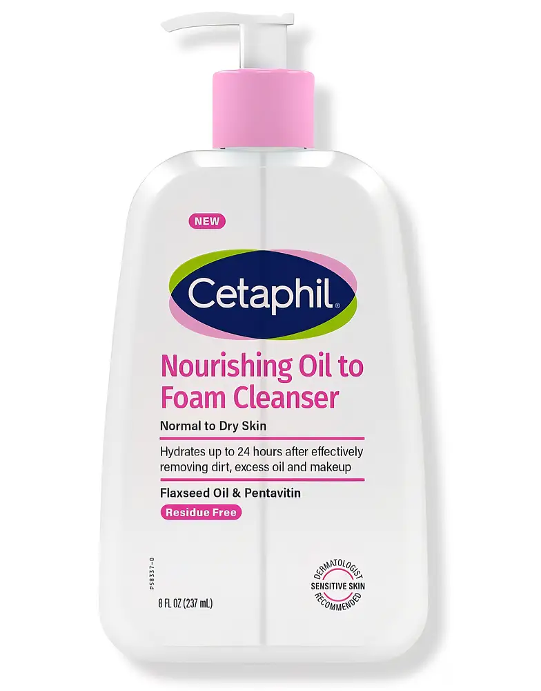 Cetaphil Nourishing Oil to Foam Cleanser