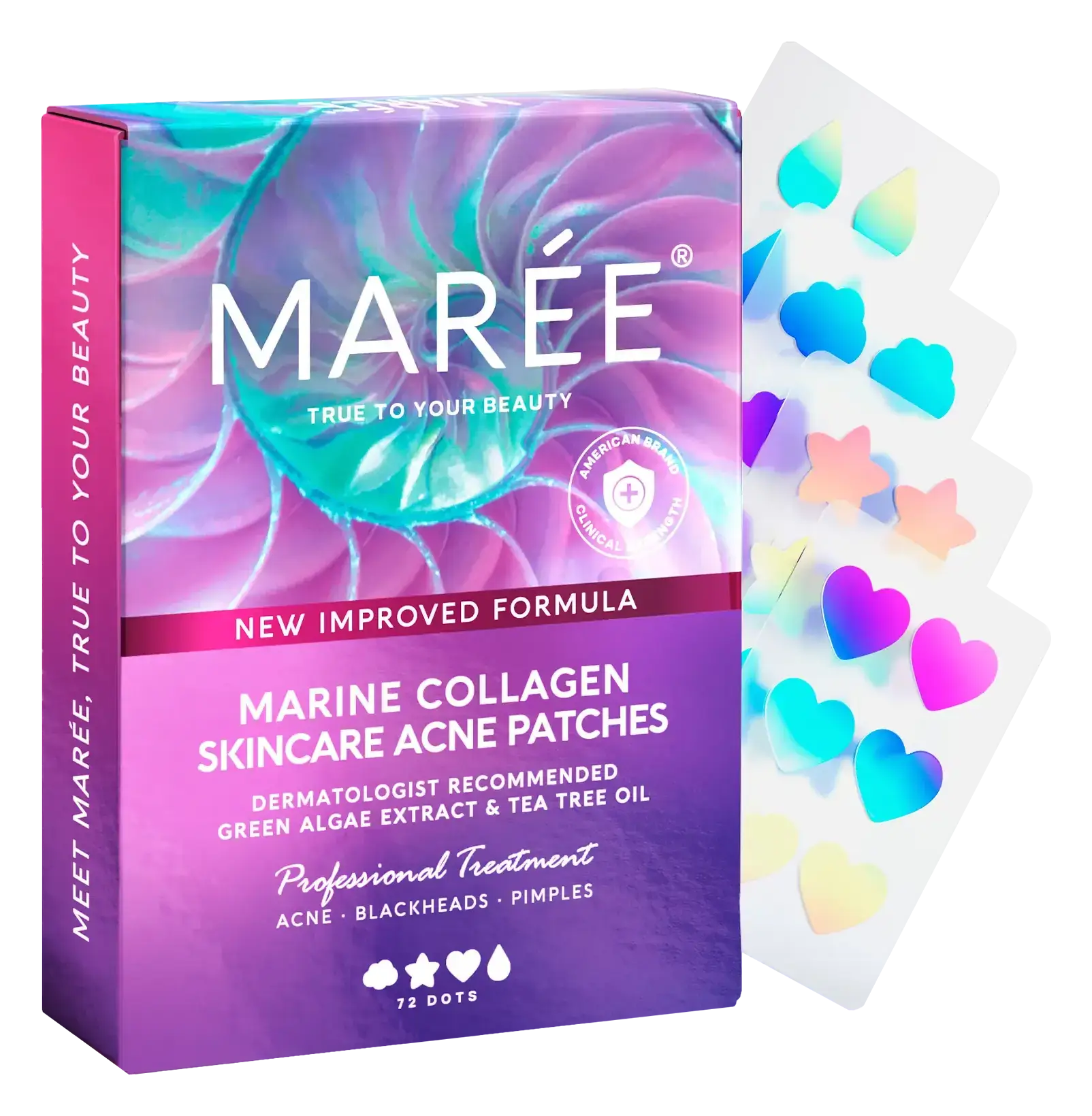 Marée Marine Collagen Acne Clearing Acne Patches