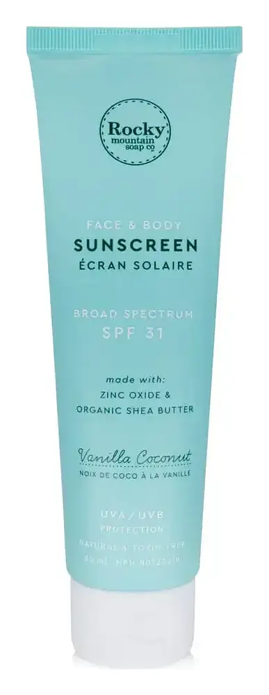 Rocky Mountain Soap Face & Body Sunscreen SPF 31