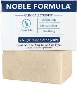 Noble Formula 2% Pyrithione Zinc (ZnP) Bar Soap Emu Oil
