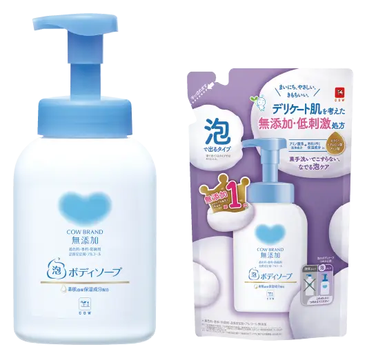 Cow Brand Mutenka Additive-Free Foam Body Soap