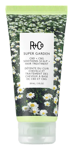 R & Co Super Garden CBD + CBG Soothing Scalp + Hair Treatment
