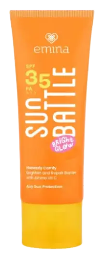 Emina Sun Battle Bright Glow Sunscreen Serum SPF 35 PA+++