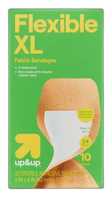 up&up Flexible Fabric Bandages Extra Large