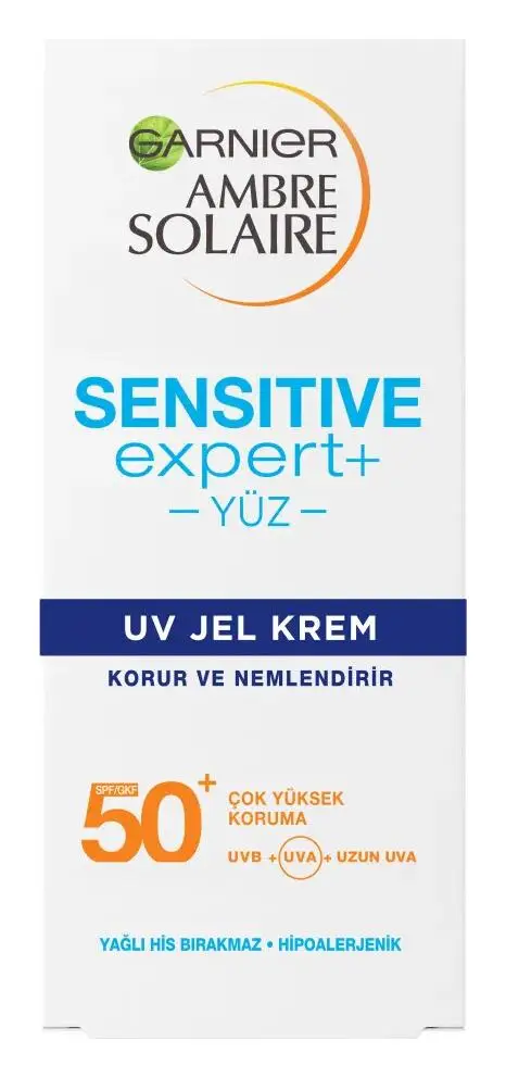 Garnier Ambre Solaire Sensitive Expert Gel-Cream SPF 50+ Türkiye
