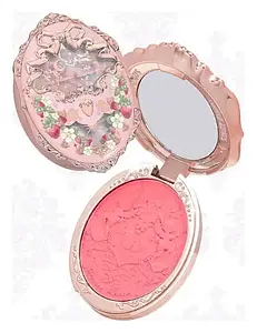 Flower Knows Violet Strawberry Rococo Embossed Blush Romantic Blossom