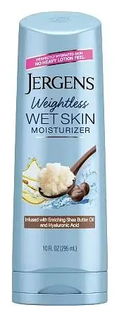 Jergens Skincare Weightless Wet Skin Moisturizer Shea Butter