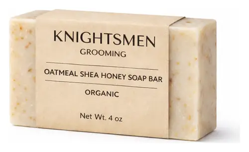 Knightsmen Grooming Oatmeal Shea Honey Soap Bar