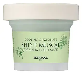 Skinfood Food Mask Shine Muscat Cica BHA