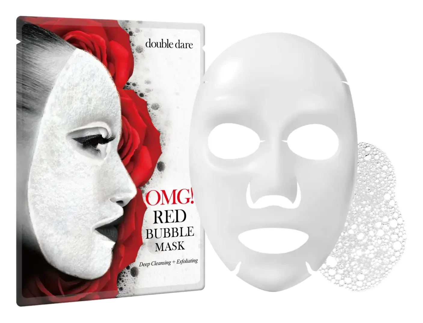 Double Dare OMG! Red Bubble Mask