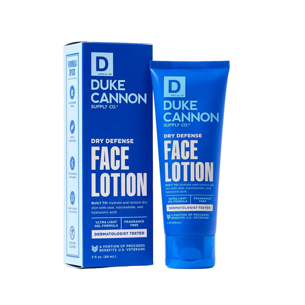 Duke Cannon Dry Defense Face Lotion