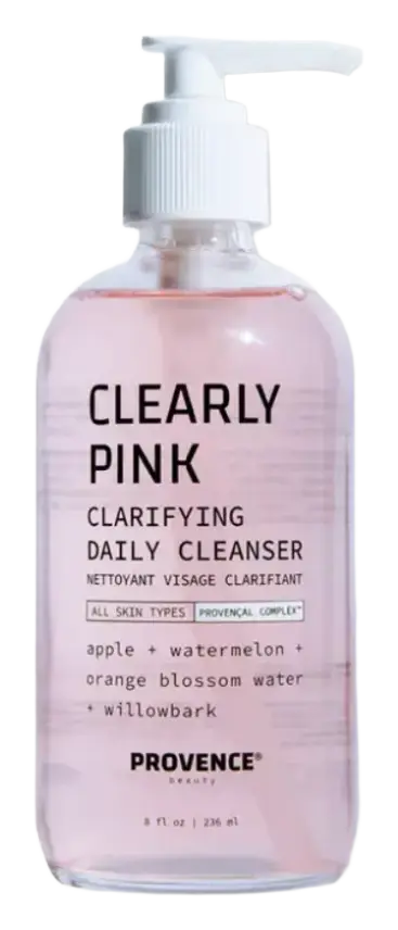 Provence Beauty Clearly Pink Clarifying Daily Cleanser
