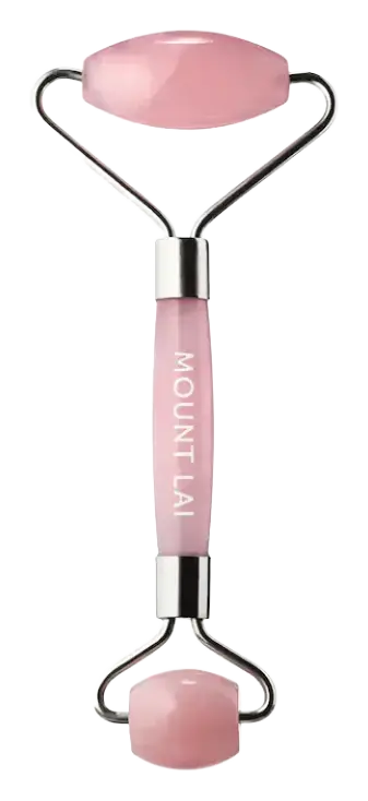 Mount Lai De-Puffing Facial Roller Rose Quartz