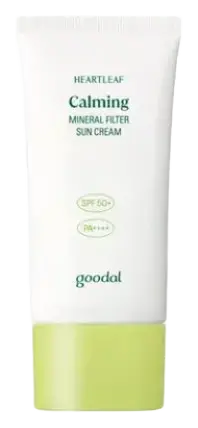 Goodal Heartleaf Calming Mineral Filter Sun Cream SPF 50+