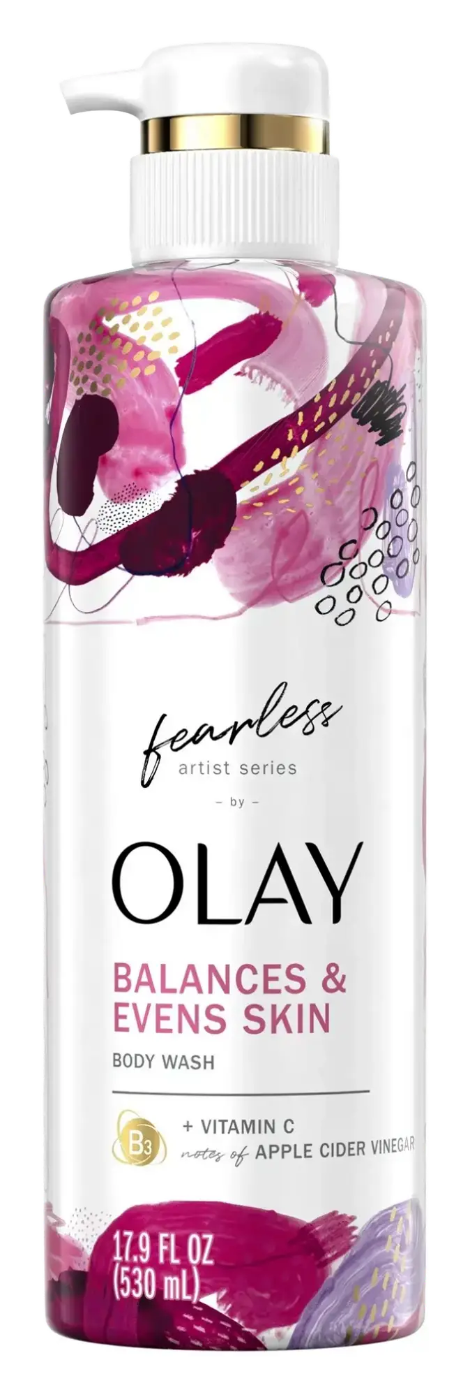Olay Fearless Balances And Evens Skin Body Wash