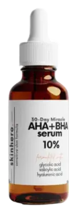 Skin Hero 30-Day Miracle AHA+BHA Serum 10%
